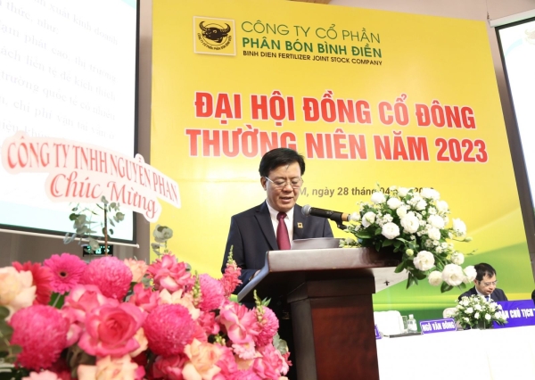 Phân bón Bình Điền đặt mục tiêu kinh doanh năm 2023 tương đương 2022