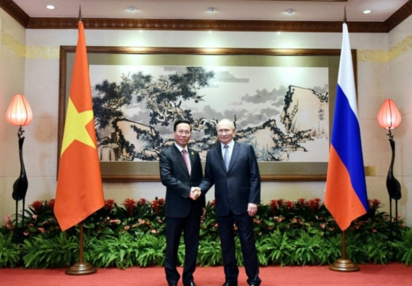 Chủ tịch nước Võ Văn Thưởng gặp Tổng thống Liên bang Nga Vladimir Putin