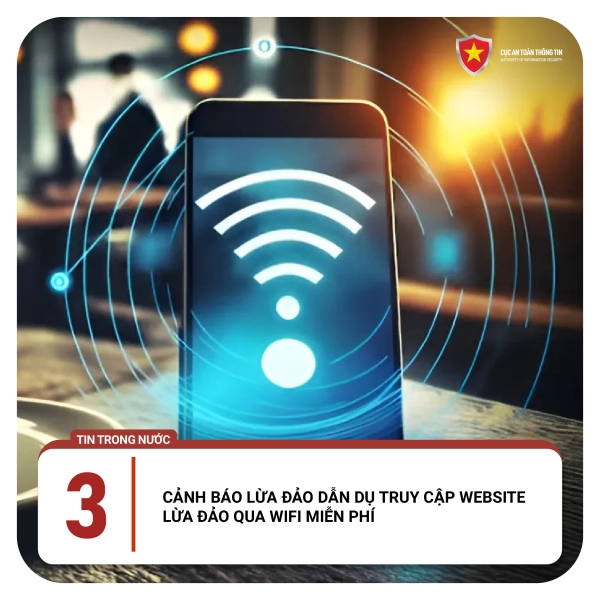 Người dùng bị dẫn dụ vào website lừa đảo khi truy cập WiFi miễn phí
