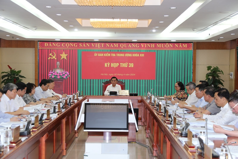 Kỳ họp thứ 39 Ủy ban Kiểm tra TƯ: Kỷ luật, đề nghị kỷ luật một số đảng viên vi phạm