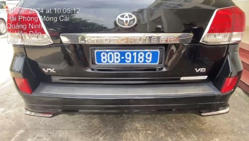 Xử lý nghiêm đối tượng dùng xe biển xanh giả