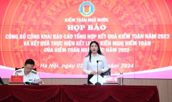  Kiểm toán Nhà nước họp báo công khai báo cáo kết quả kiểm toán năm 2023