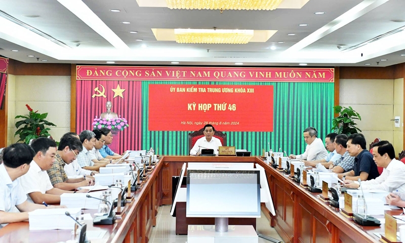 Ủy ban Kiểm tra Trung ương xem xét, thi hành kỷ luật một số tổ chức Đảng, đảng viên