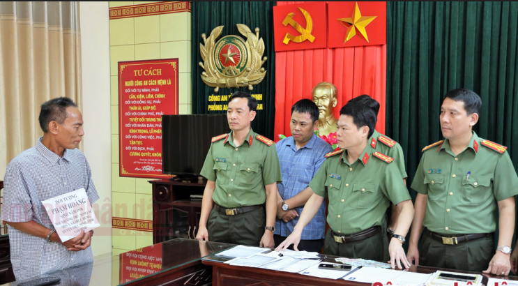 Bắt giữ đối tượng hoạt động trong tổ chức 