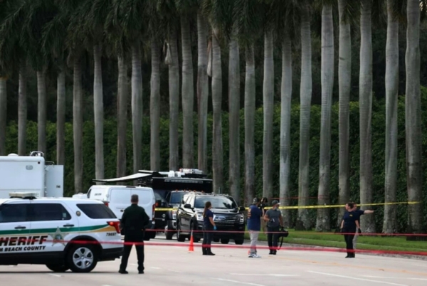 Hiện trường vụ nổ súng gần sân golf của ông Donald Trump