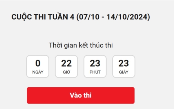 Hơn 125 nghìn lượt thi “Chung tay vì an toàn giao thông” tuần 4
