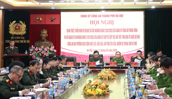Chi tiết 3 giai đoạn tinh gọn công an cấp huyện ở Hà Nội