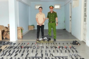 Phá chuyên án với số vũ khí thô sơ khủng